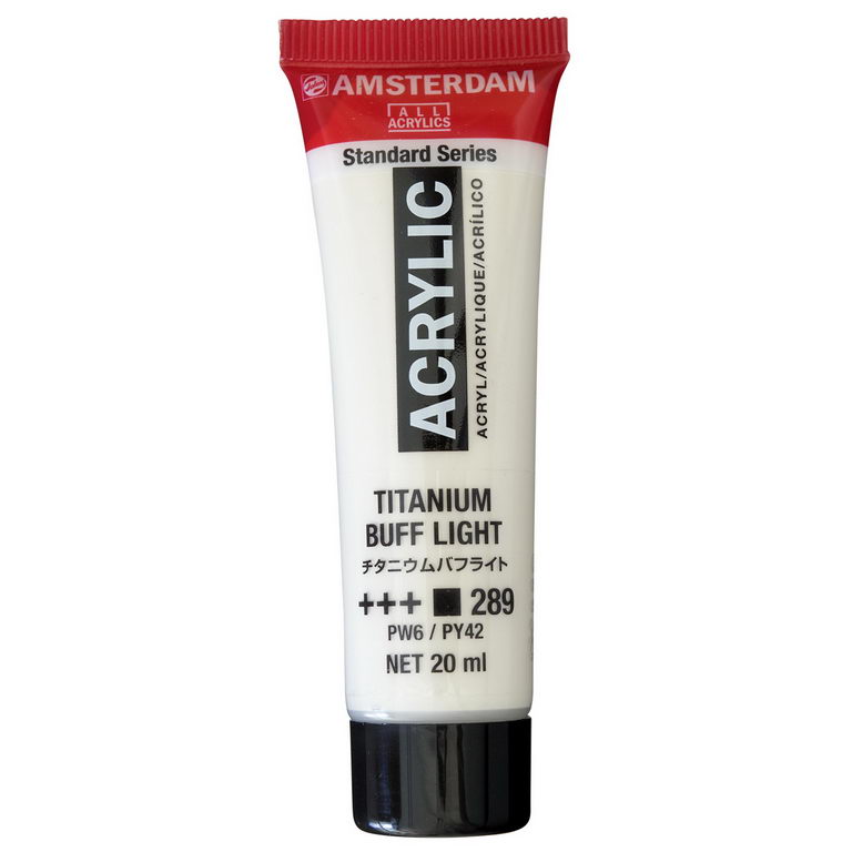 アムステルダムアクリリックカラー20ml #289 チタニウムバフライト