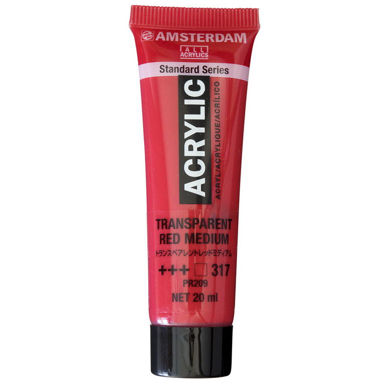 #317 トランスペアレントレッドミディアム