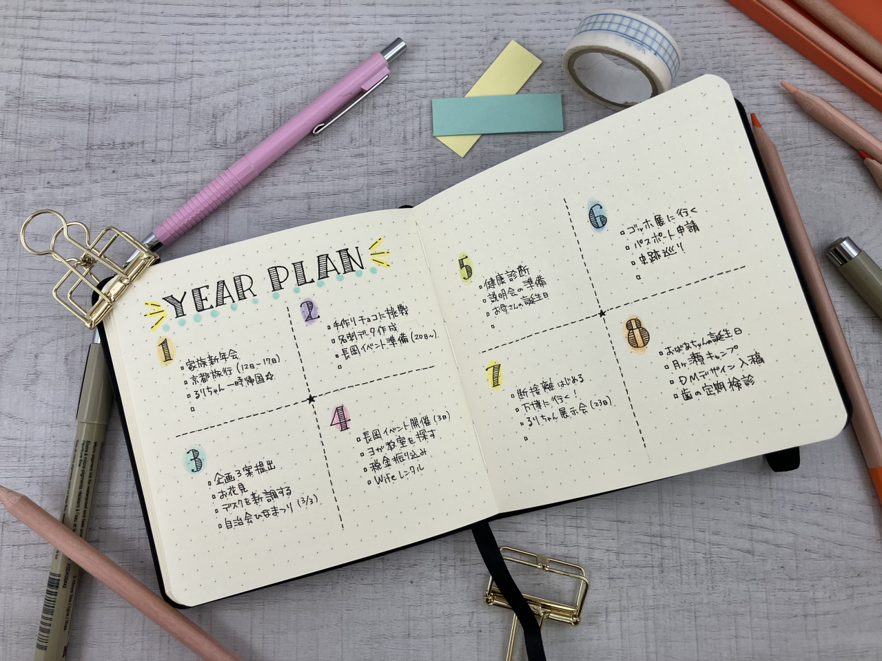 ターレンスアートクリエーションスケッチブックDOTS ブラック