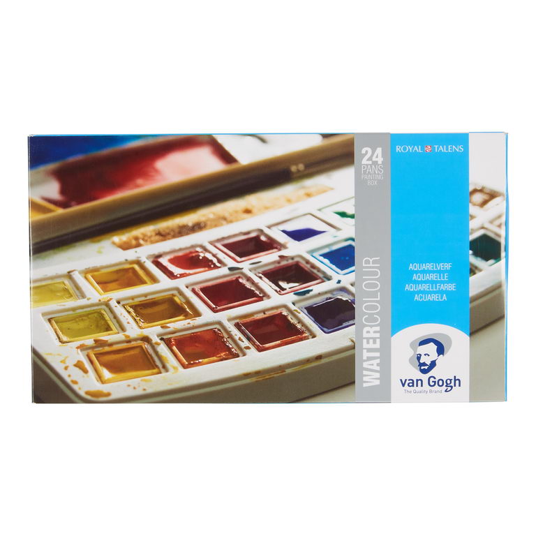ヴァンゴッホ固形水彩絵具 24色プラケースセット | 製品情報
